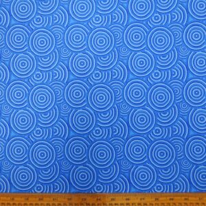 Lycra Patterned Fabric Blue Dorset Rock