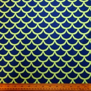 Lycra Patterned Fabric Scaley Whaley