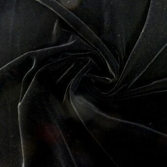 Velvet Fabric Triple Woven Black Code JB