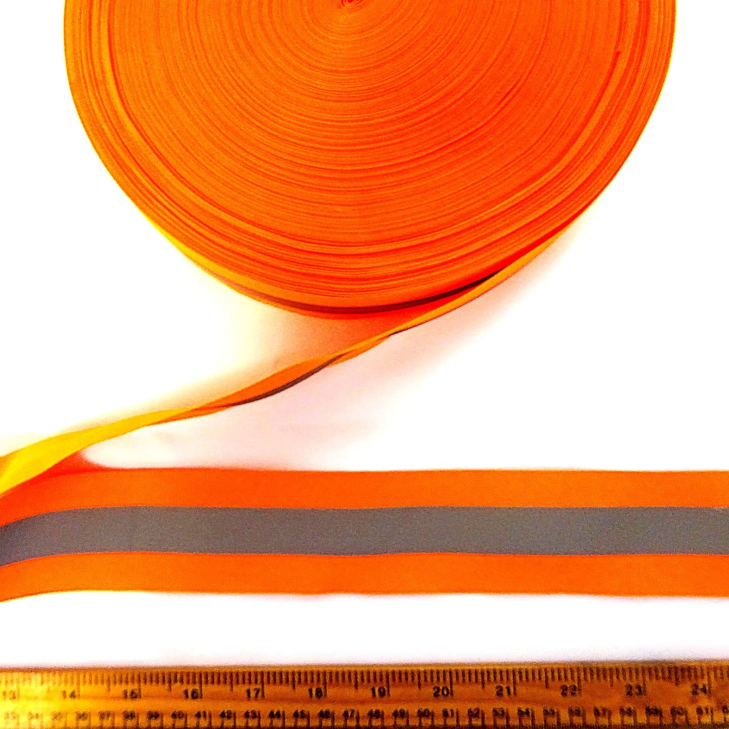 Reflective High Vis Tape 5cm Wide Fluroescent Orange