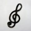 Treble Clef Black