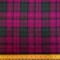 Tartan Suiting Fabric Lindsey Wine