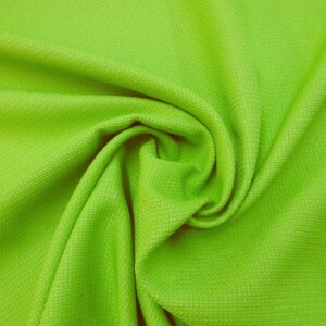 Curtain Fabric Upholstery Waffle Weave Lime