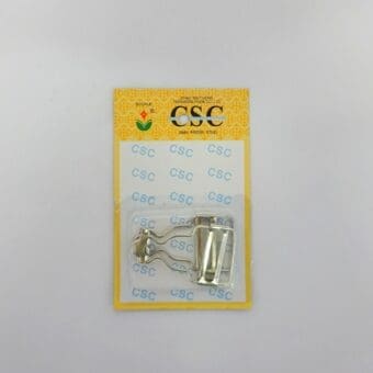 Dungaree Clips Silver