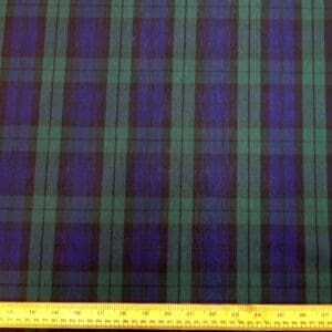 Tartan Fabric Poly Cotton Black Watch