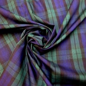 Tartan Fabric Poly Cotton Black Watch