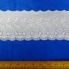 Broderie Anglais Lace Trim Flat 10cm Wide Fondant Fancy White