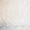 Lace Fabric Bridal Scalloped Cascading Beauty White