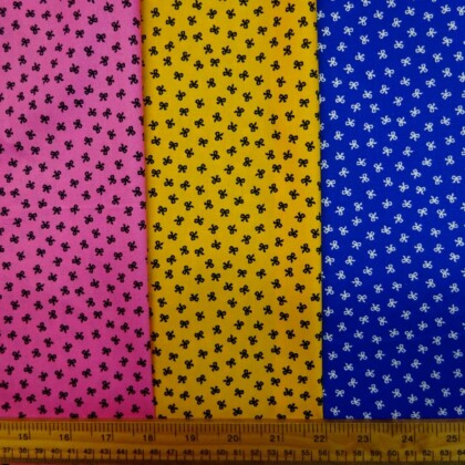 Cotton Fabric Little Bows