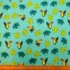 Cotton Fabric Bird Toucan Play jade