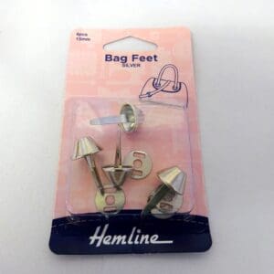 Bag Feet 15mm Silver