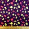 Brushed Cotton Fabric Animal Print Lady Bugs Wine