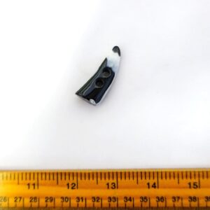 Toggle Buttons Imitation Bone Black White