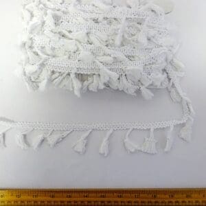 Tassel Fringe White