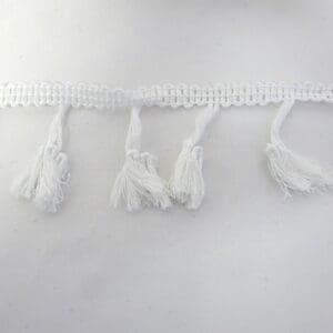 Tassel Fringe White