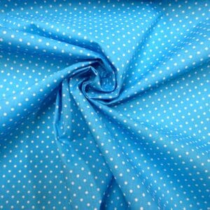 Polyester Cotton Fabric Zot Spot bright pink