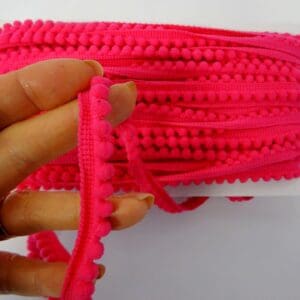 pom pom trim fabric land 1
