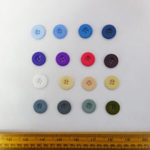 1411 Buttons Size 34 Plastic