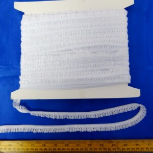 Lace Trimming 15mm Frilled Code 961 White