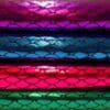 Lycra Spandex Fabric Foiled Scaled Shells