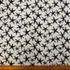 Shammy Thin Faux Linen Fabric Shell Star White