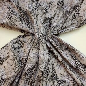 Polyester Cotton Fabric Jimmy Giraffe grey