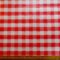 PVC Tabling Fabric Red Gingham