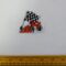 Sew On Motif Racing Car Red