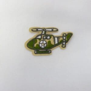 Sew On Motif Army Helicopter