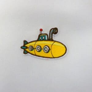 Sew On Motif Submarine Yellow
