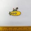 Sew On Motif Submarine Yellow