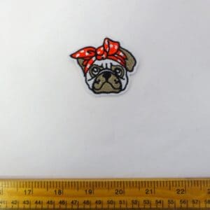 Sew On Motif Dog With Bandana
