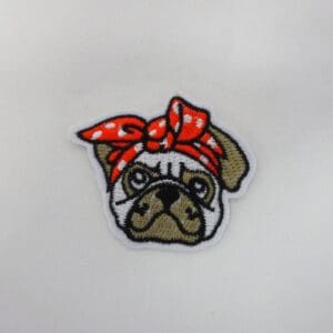 Sew On Motif Dog With Bandana