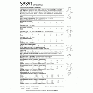Simplicity Sewing Pattern 9391