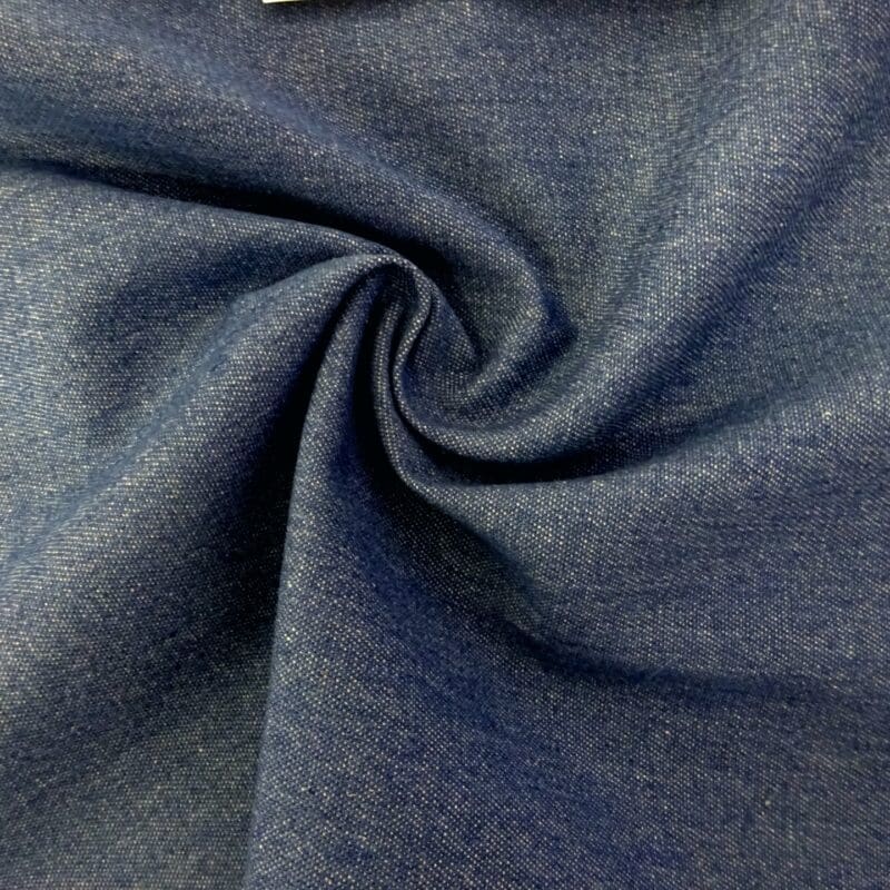 Cotton Stone Washed Mill Dyed Denim Fabric Indigo