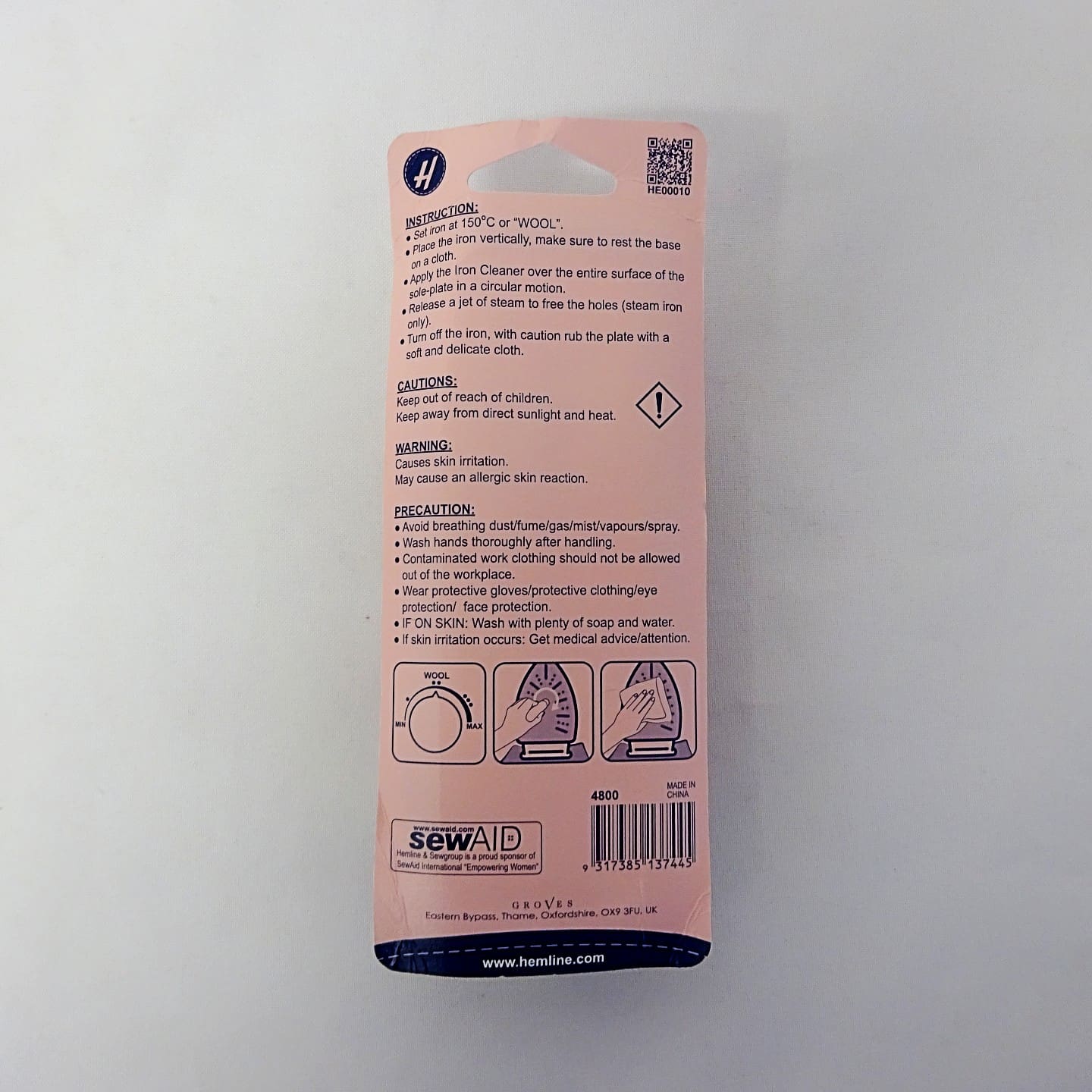 Iron Cleaner Code 4800