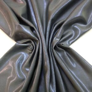 Lycra Fabric Pearlized Wet Look dark grey