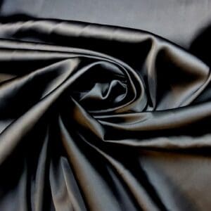 Satin Fabric Heavy Duchess Black