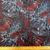 Cotton Fabric Animal Print Fierce Pantha Brown Grey