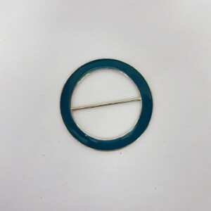 Enamel Coloured Buckles Teal