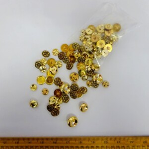 Buttons Large Bag Gold Mixed Size Buttons