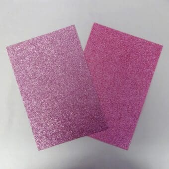 Glitter Felt Squares Pastel