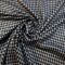 Jersey Fabric Houston Checks Black White