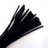 Pipe Cleaners 30cm Plain Chenille black