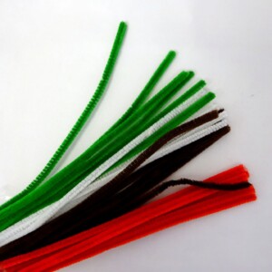 Pipe Cleaners 30cm Plain Mixed Assorted