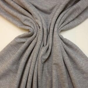 Track Suiting Fabric Sweat Shirting Grey Marl Salt Mash