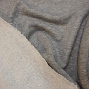 Track Suiting Fabric Sweat Shirting Grey Marl Salt Mash