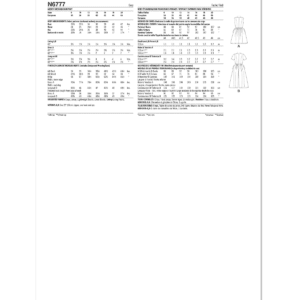 New Look Sewing Pattern 6777