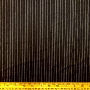 Suiting Fabric Pin Stripe Collection Black Gold