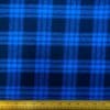 Tartan Fabric Brushed Flannel Windermere Blue